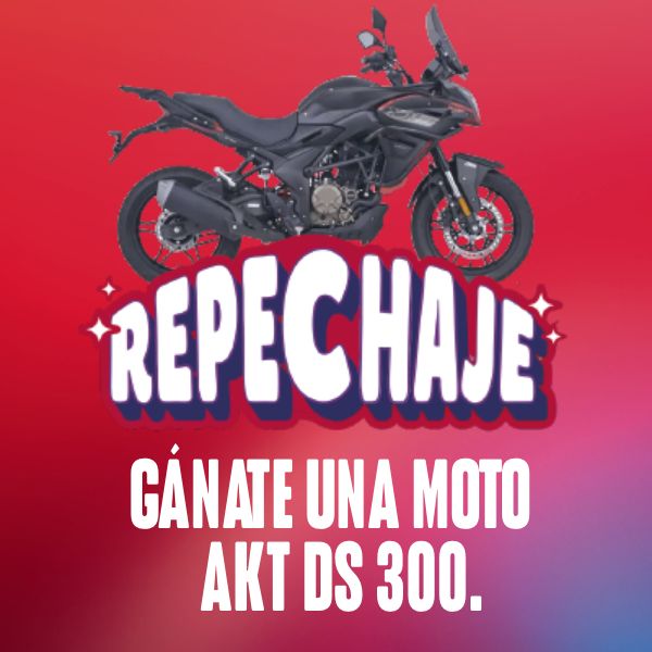 Repechaje. Gánate una moto AKT DS 300.